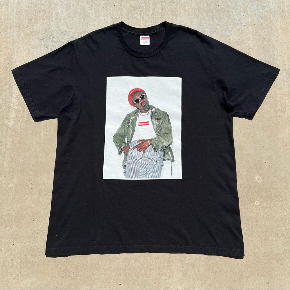 Supreme Andre 3000 Black Tee Shirt